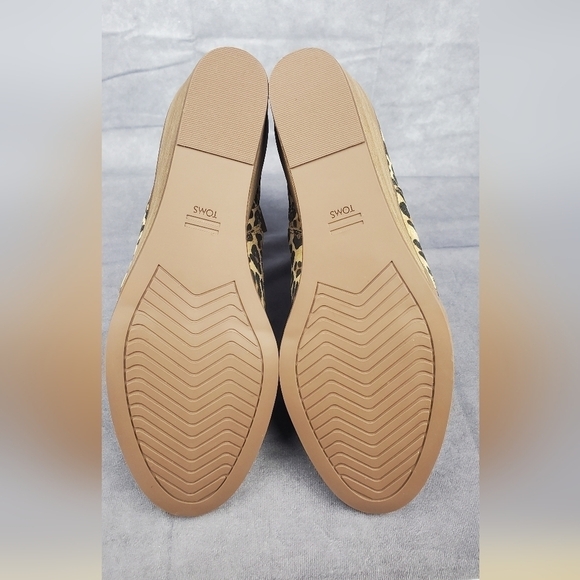 TOMS Sadie Tan Classic Leopard print Suede Women's Wedge heel Boot Size 8 - Picture 10 of 14